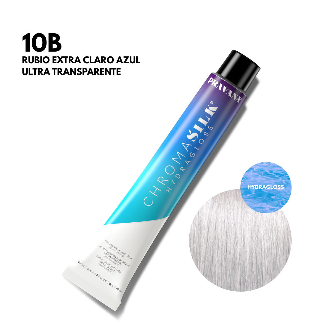 10b Rubio Extra Claro Azul Ultra Transparente HydraGloss DemiPermanente