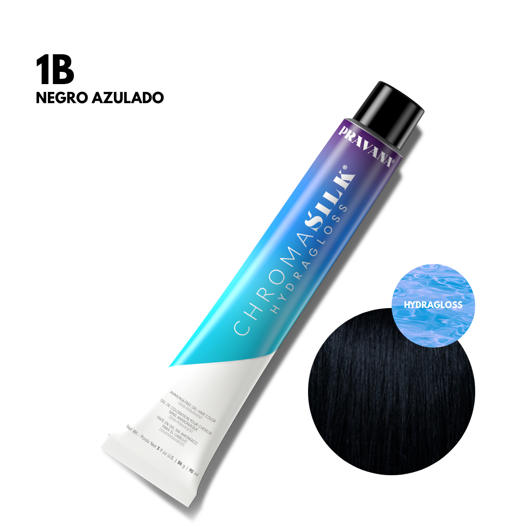 1B Negro Azulado HydraGloss DemiPermanente