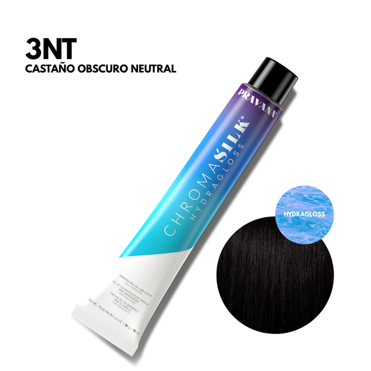 3Nt Castaño Obscuro Neutral HydraGloss DemiPermanente