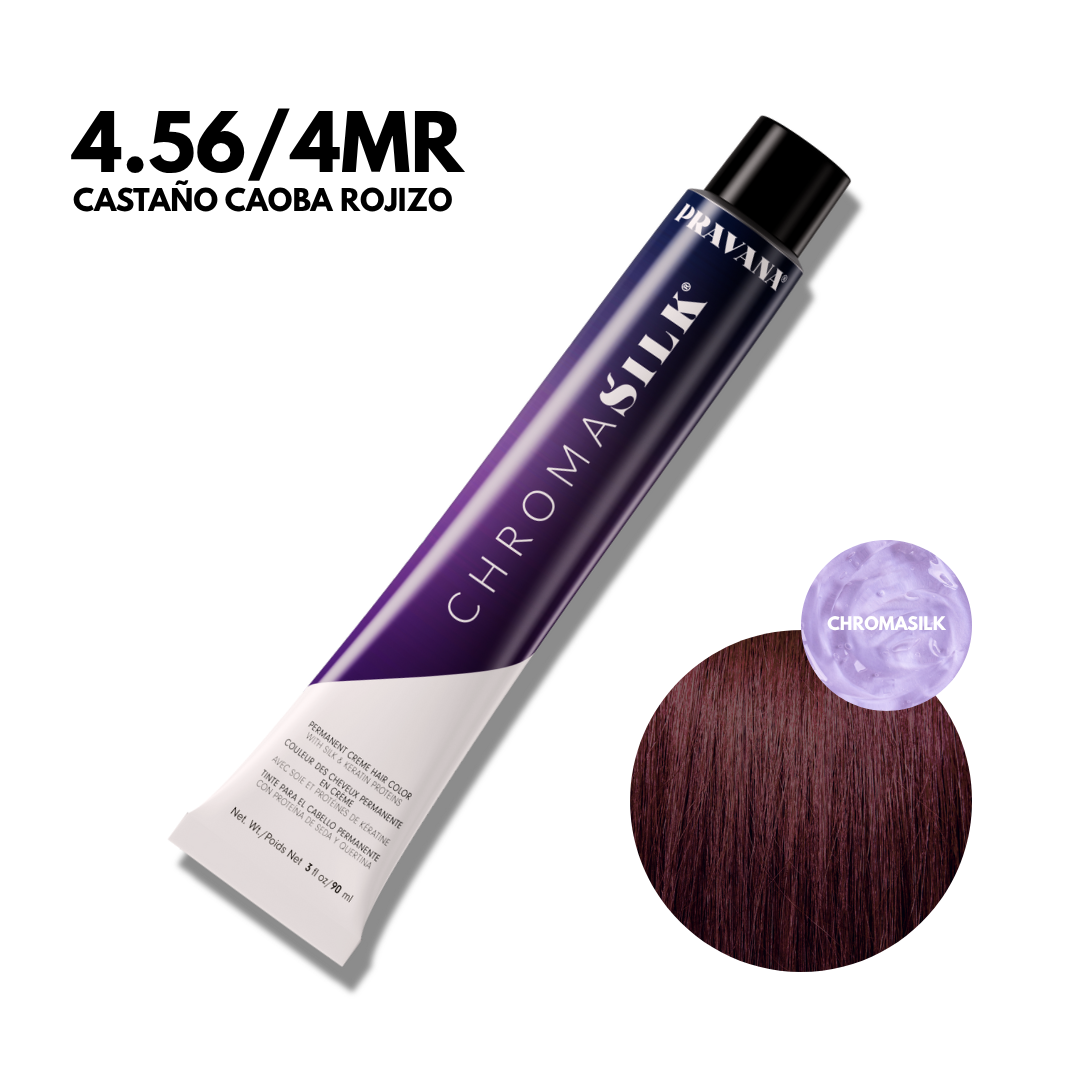4.56/4Mr Castaño Caoba Rojizo Chromasilk Permanente