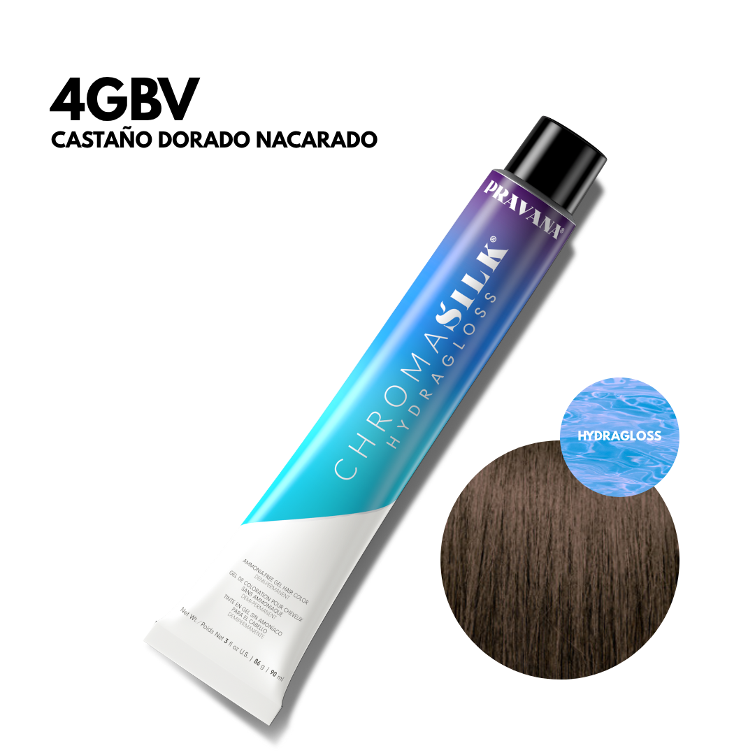 4Gbv Castaño Dorado Nacarado HydraGloss DemiPermanente