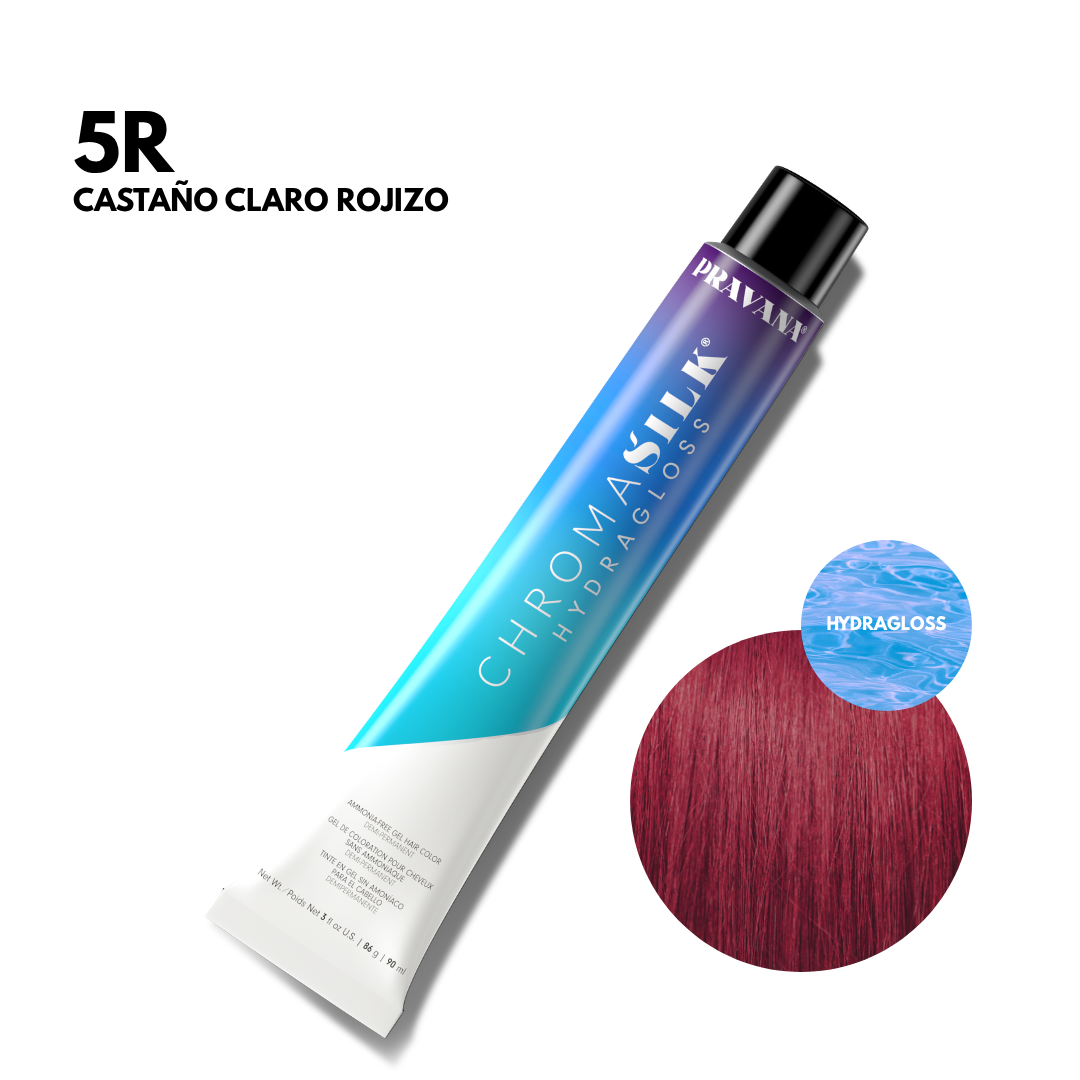 5R Castaño Claro Rojizo HydraGloss DemiPermanente