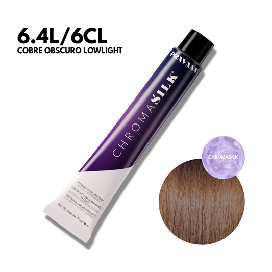 6.4L/6CL Cobre Obscuro Lowlight Chromasilk Permanente