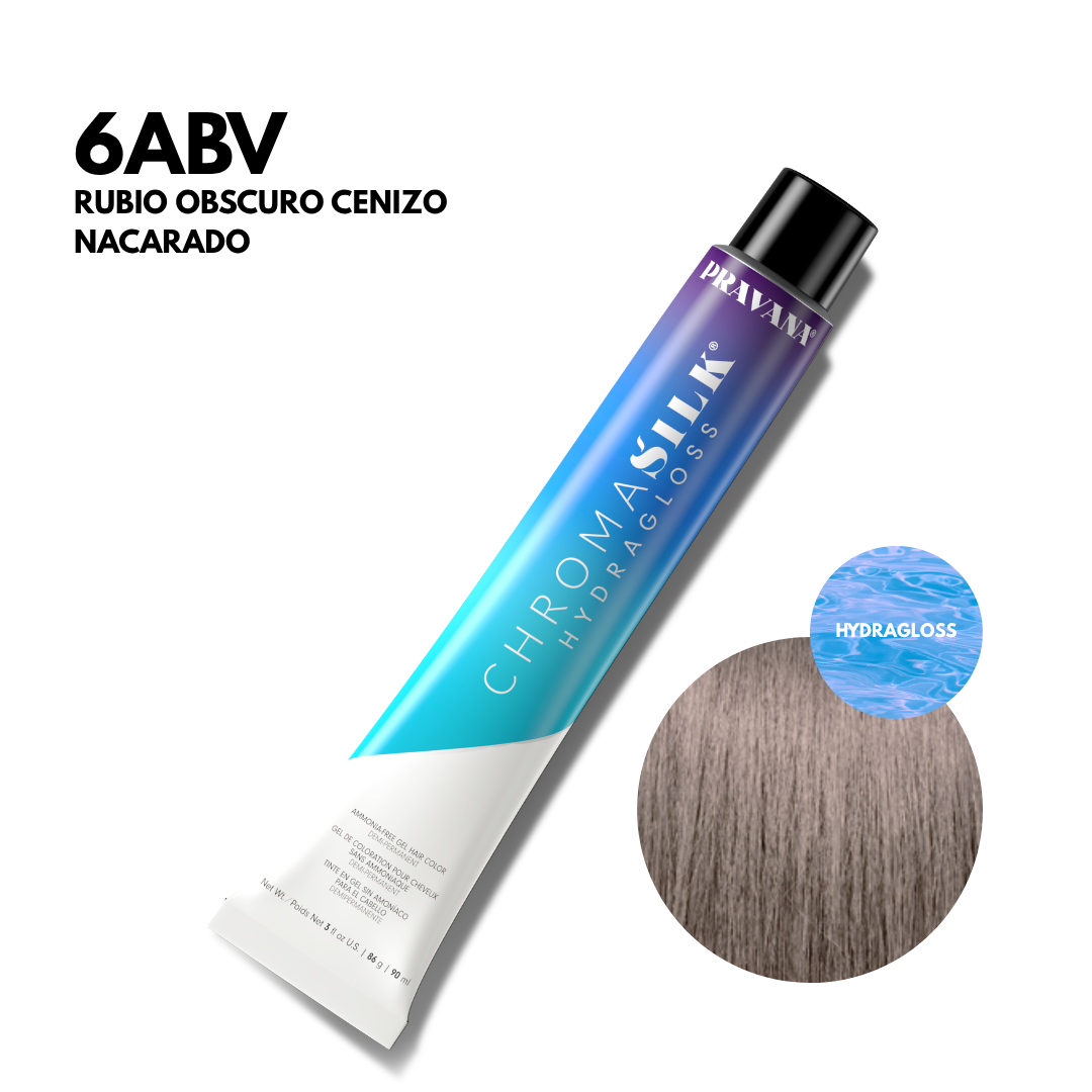 6Abv Rubio Obscuro Cenizo Nacarado HydraGloss DemiPermanente