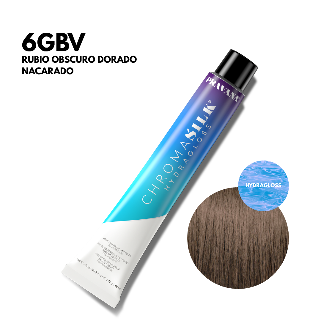 6Gbv Rubio Obscuro Dorado Nacarado HydraGloss DemiPermanente