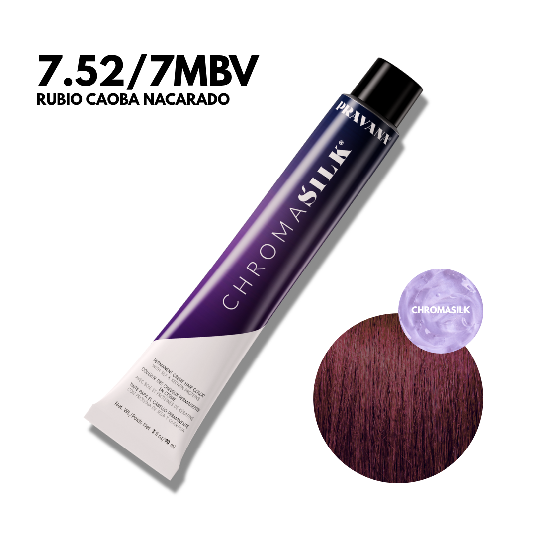 7.52/7Mbv Rubio Caoba Nacarado Chromasilk Permanente