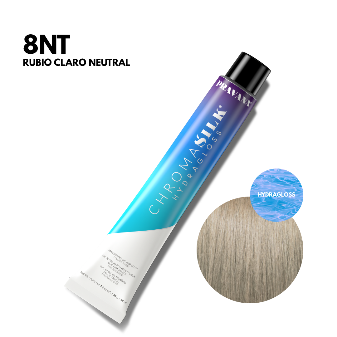 8Nt Rubio Claro Neutro HydraGloss DemiPermanente