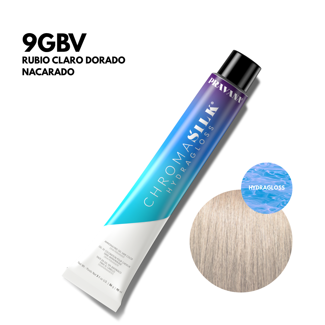 9Gbv Rubio Beige Dorado Claro HydraGloss DemiPermanente