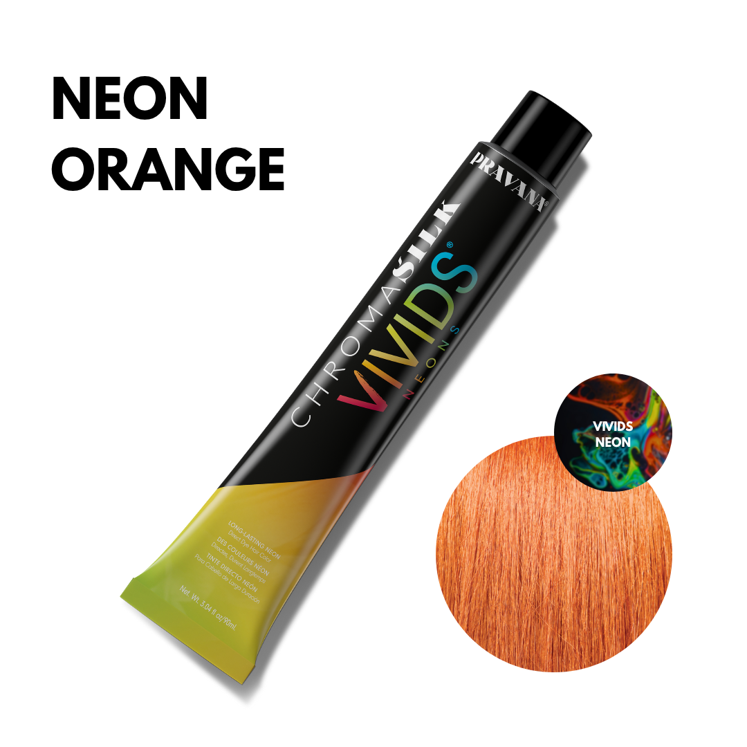 Neon Orange Vivids SemiPermanente