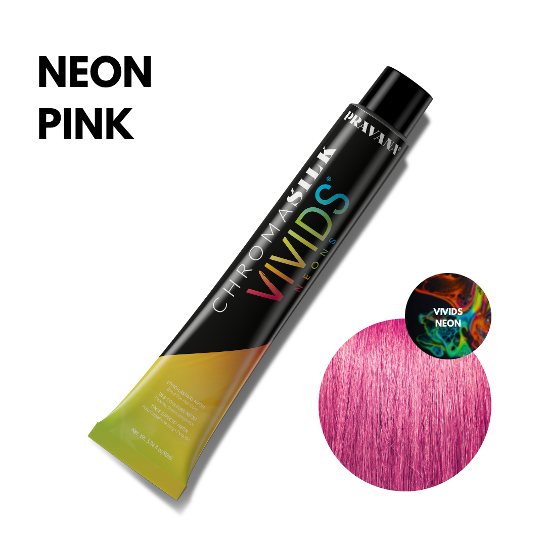 Neon Pink Vivids SemiPermanente