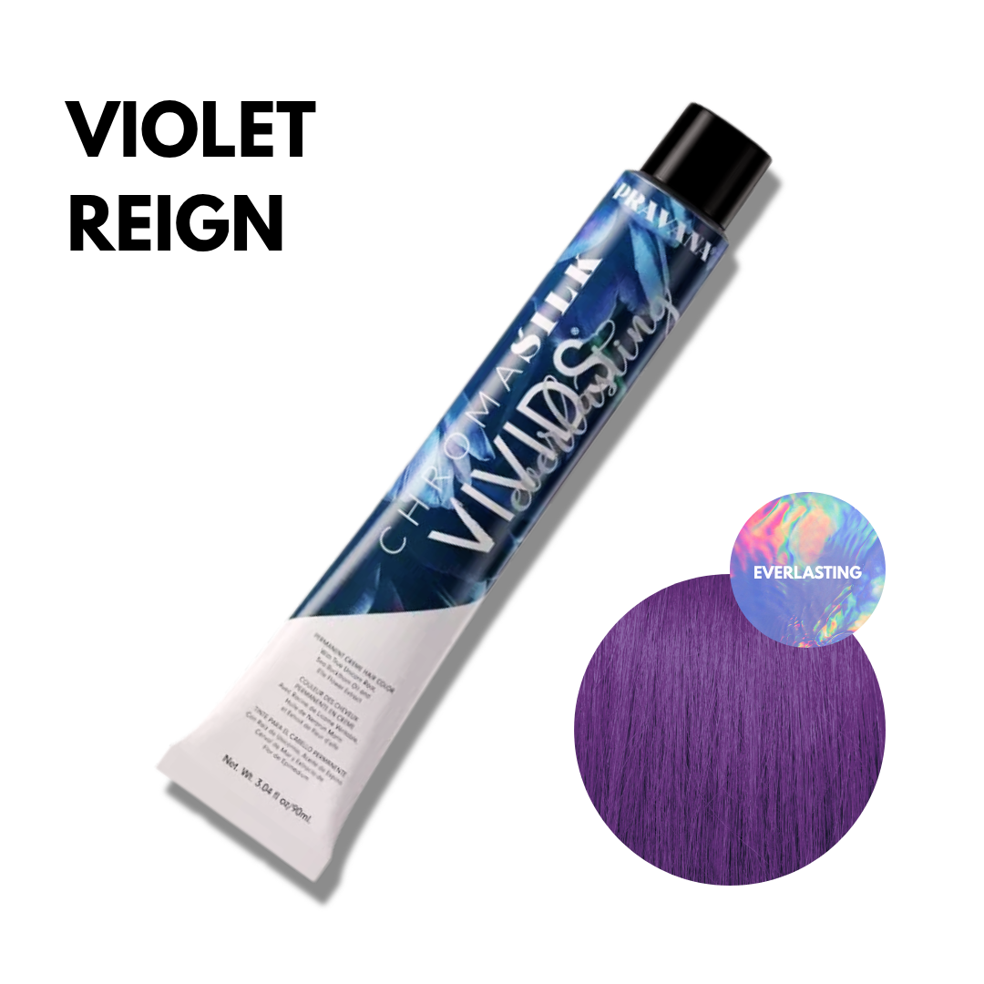 Violet Reign Vivids Everlasting Chromasilk Permanente